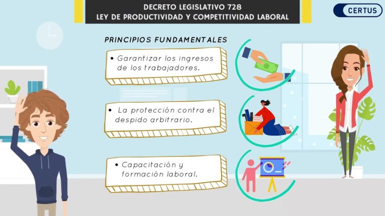 Guía completa sobre la Ley 728 de productividad y competitividad laboral en Perú: todo lo que necesitas saber para realizar trámites