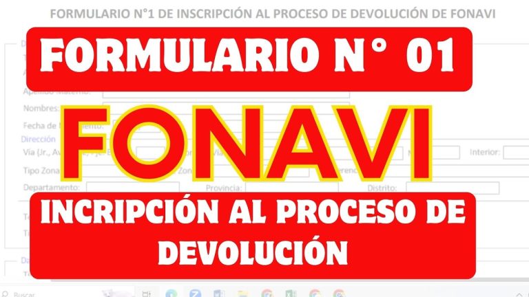¡Descubre cómo completar tu inscripción en el FONAVI paso a paso! Guía actualizada para trámites en Perú