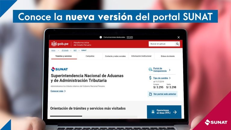 Todo lo que necesitas saber sobre el portal Sunat para realizar operaciones en línea en Perú