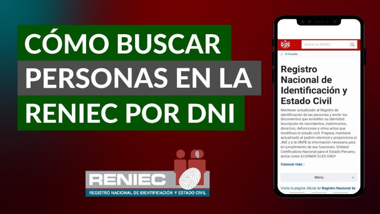 Reniec Perú: Cómo Consultar tu Número de DNI Fácilmente en Línea