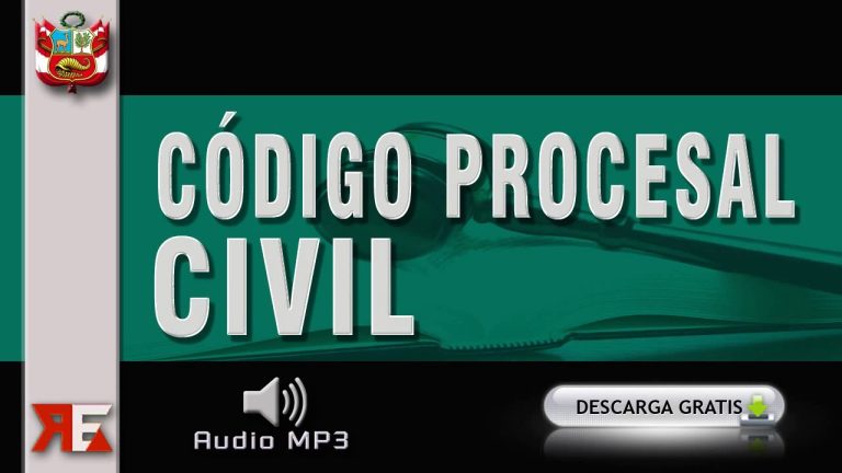 Descarga gratis el Código Procesal Civil Peruano en formato PDF | Guía actualizada