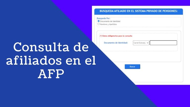 Todo lo que necesitas saber sobre la consulta individual de AFP en Perú: trámites y procedimientos explicados