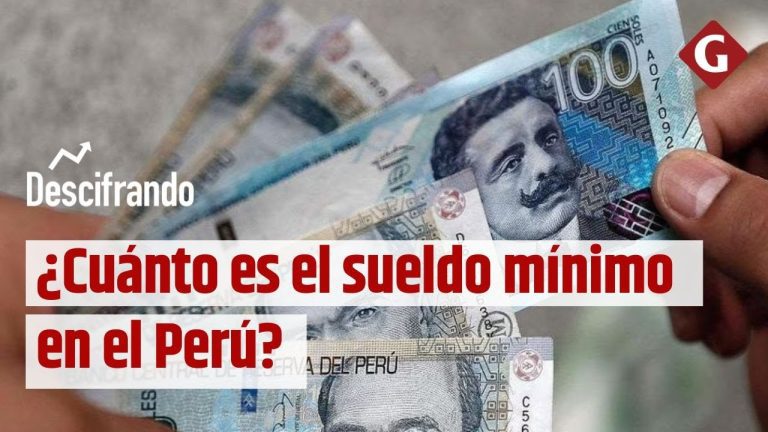 Descubre el Sueldo Básico en Perú: Todo lo que Necesitas Saber