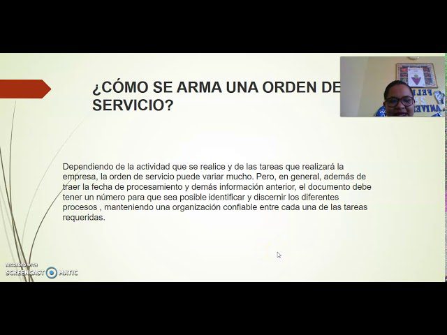 Modelo de Orden de Servicio: Ejemplo y Requisitos en Perú