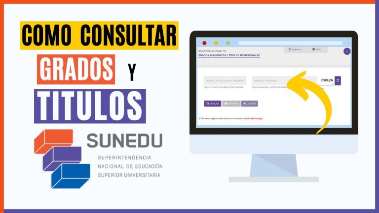 Consulta de Grados en SUNEDU: Todo lo que necesitas saber sobre trámites académicos en Perú